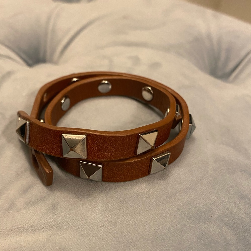 Stella & Dot Pyramid Double Wrap Bracelet